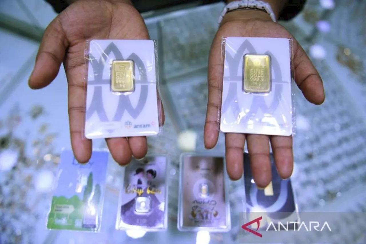 Harga emas Antam naik Rp3.000 jadi Rp1,360 juta per gram