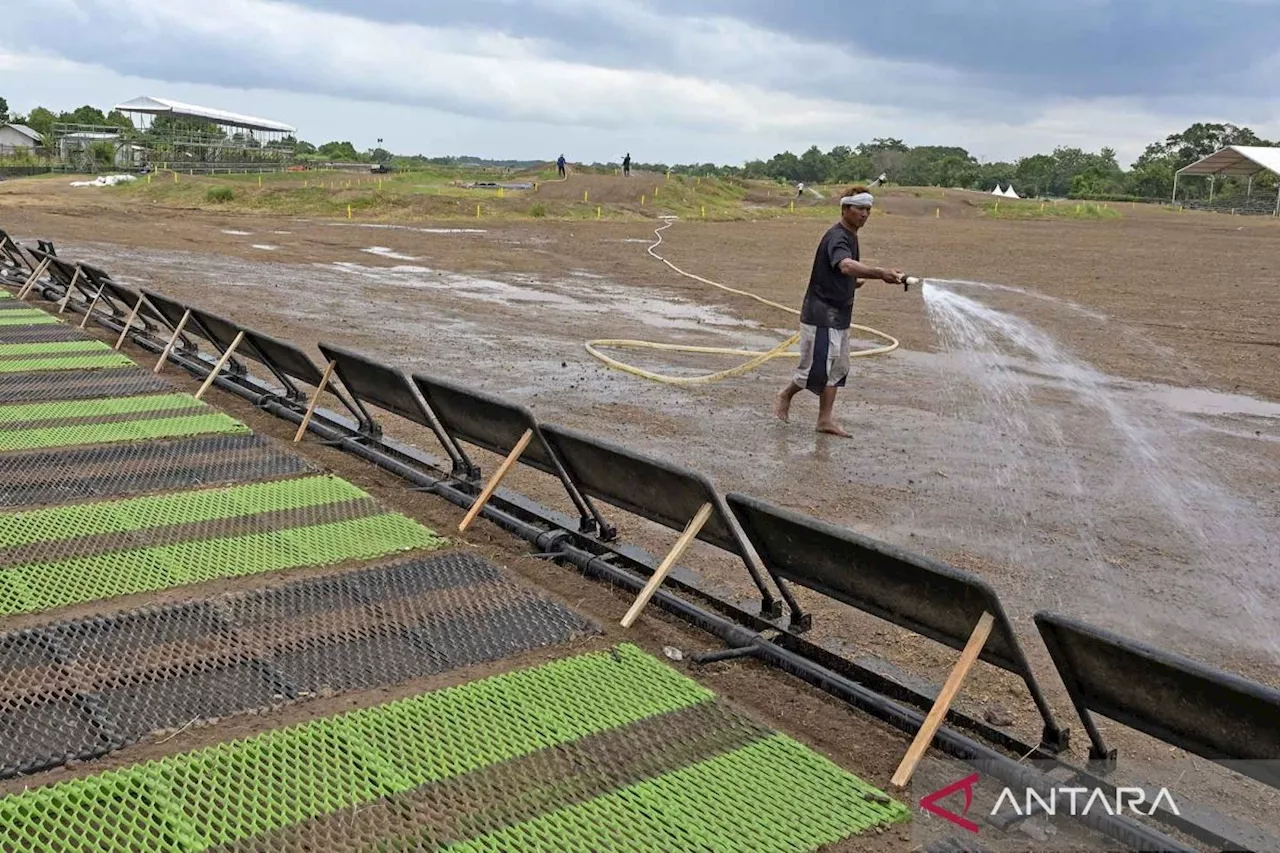 Pembangunan sirkuit MXGP di bekas bandara Selaparang capai 80 persen