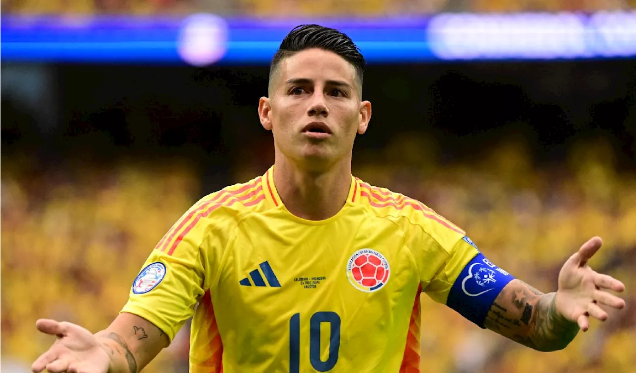 James Rodríguez igualó histórico récord en Copa América con Colombia