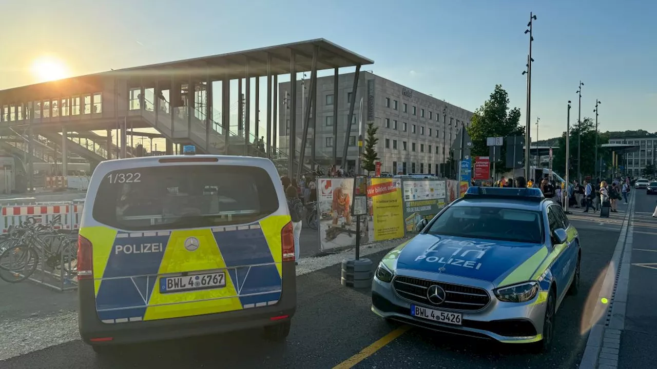 ICE gestoppt: Ulmer Hauptbahnhof ist wegen Polizeieinsatz gesperrt