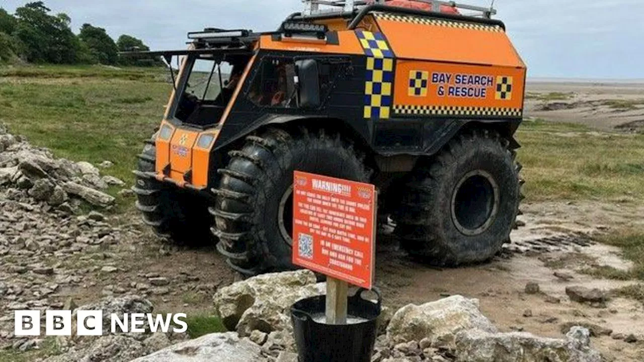 Fresh warnings as team rescues families from Morecambe Bay tide