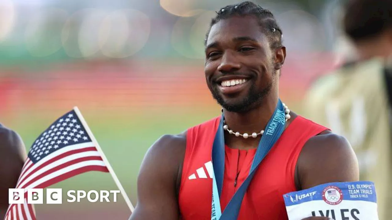 Paris 2024: Noah Lyles wins 100m at US Olympic trials to qualify for Games