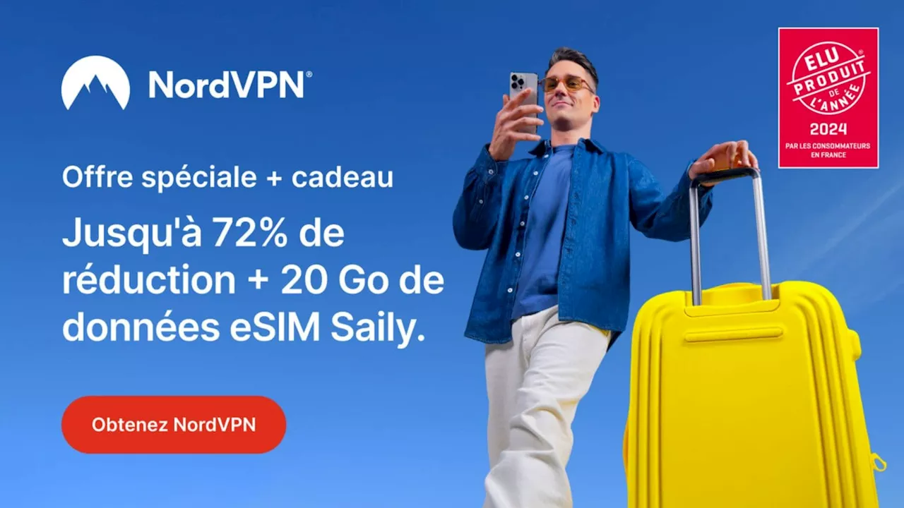 Ne vous souciez plus de votre forfait téléphonique à l'étranger avec les eSIM Saily par NordVPN