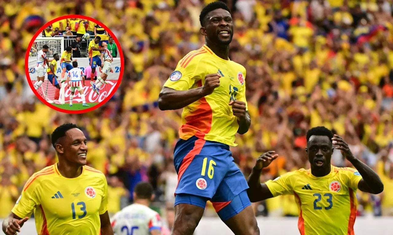 A la paraguaya: el potente cabezazo de Lerma para el segundo gol de Colombia