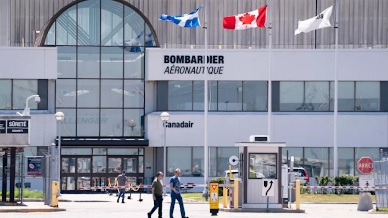 Workers on strike after failing to reach deal with Bombardier by deadline, union says