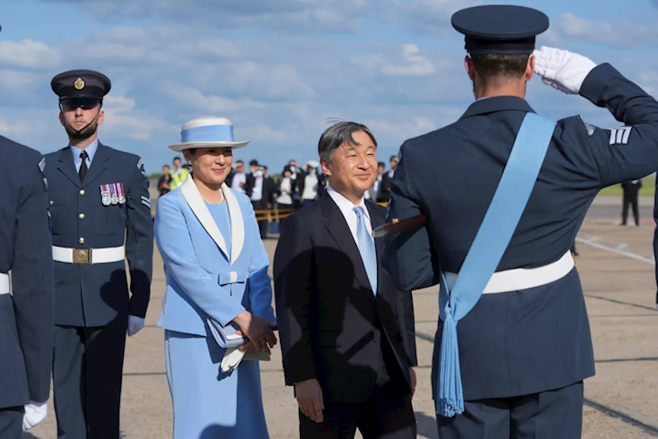 Emperor Naruhito of Japan begins UK visit with nostalgic return to the Thames Barrier