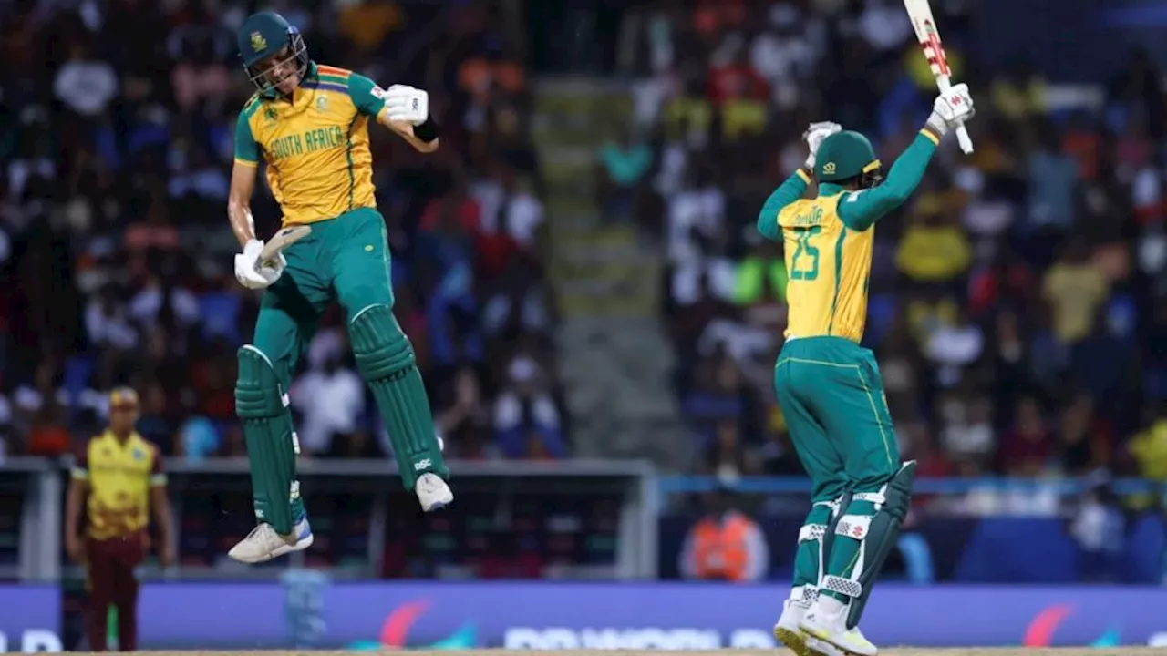 Proteas beat Windies to secure T20 World Cup semi spot