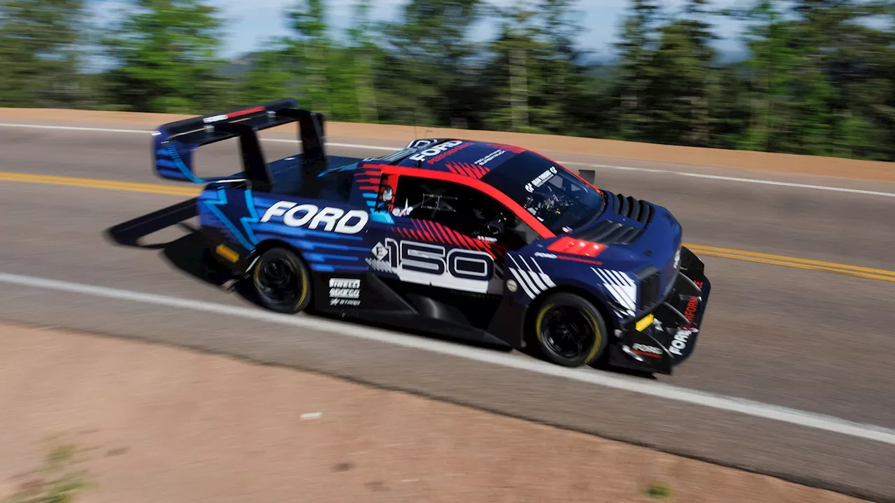 King of the hill: Ford wins Pikes Peak hill climb with F-150 EV