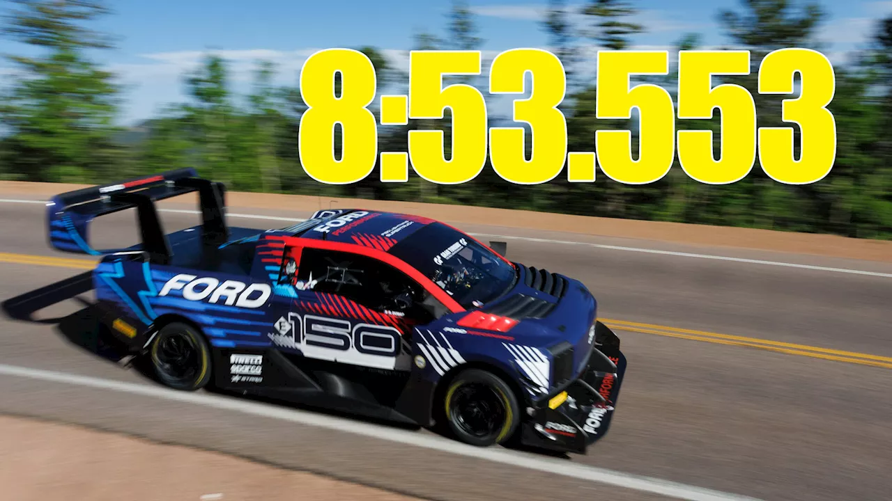 Ford F-150 Lightning SuperTruck Suffers Setback, Still Wins Pikes Peak