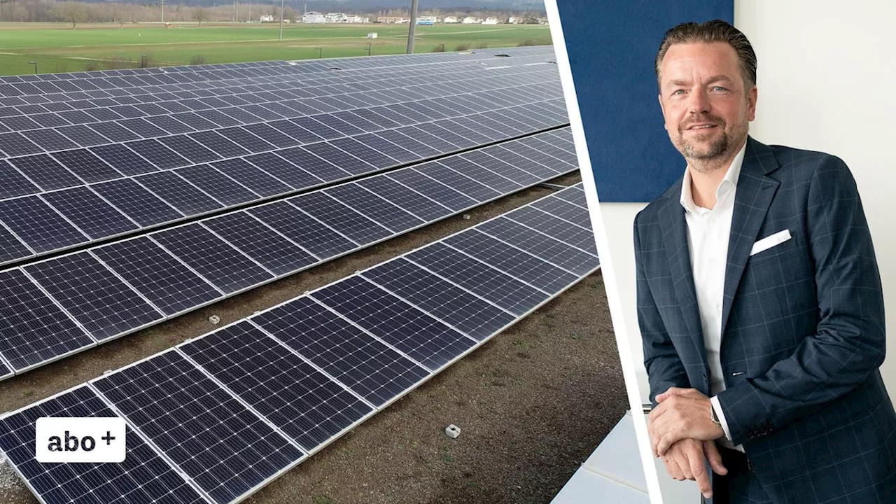 AEW-Chef Marc Ritter: «Wir realisieren so viele Solaranlagen, wie wir können»