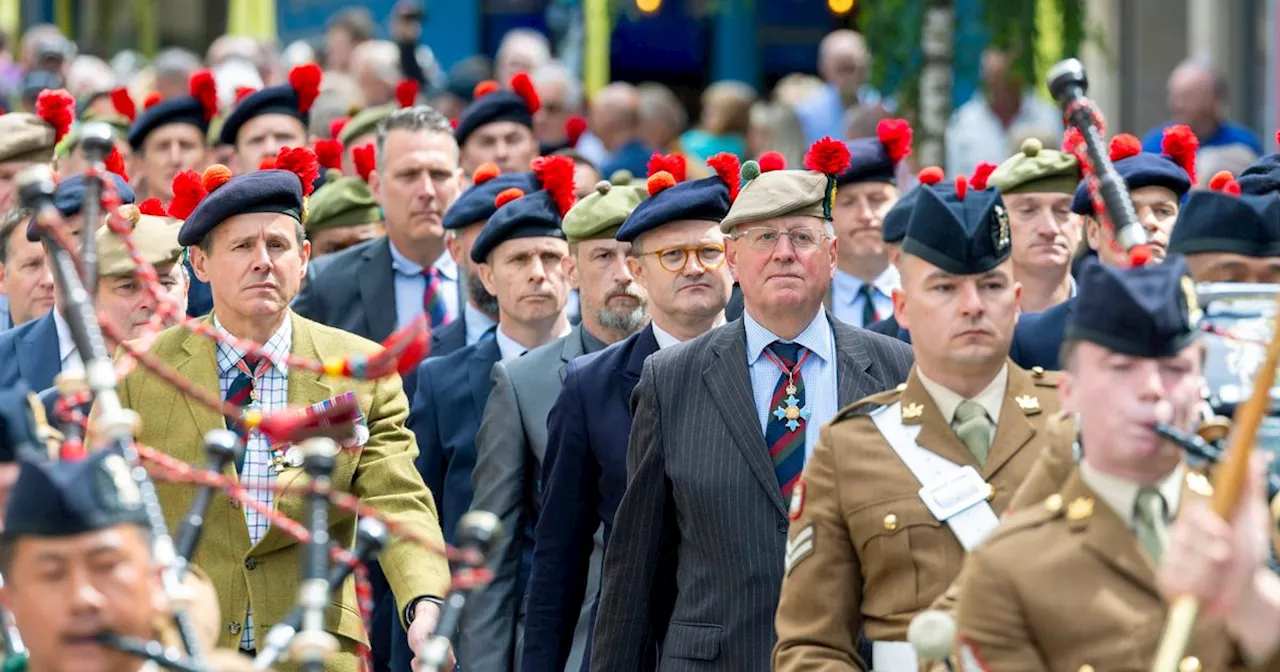 Black Watch veterans march through Perth