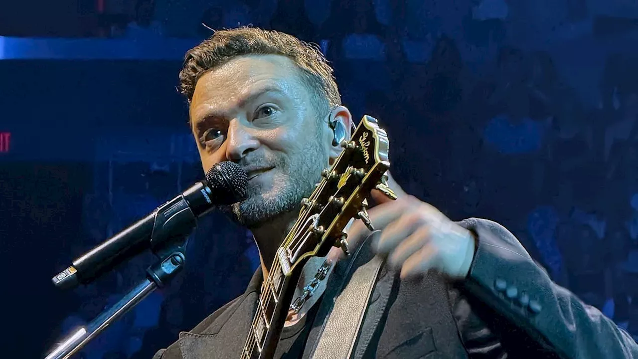 Justin Timberlake thanks fans for making him 'feel loved' at concert following DWI arrest