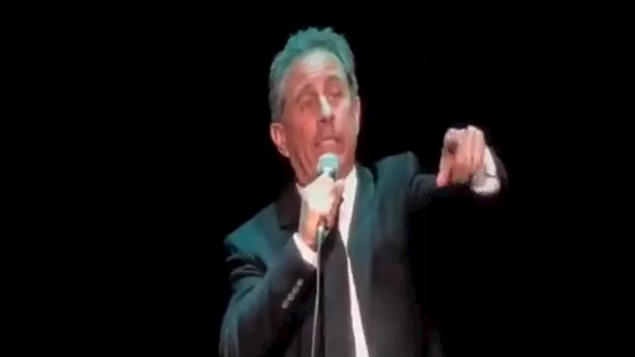 Jerry Seinfeld's brutal comeback to pro-Palestine hecklers