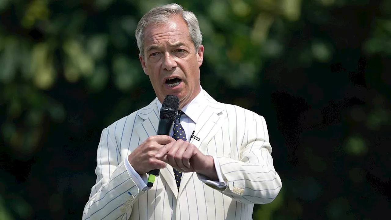 Nigel Farage warns of 'invasion' of young men from countries 'with terrorism, gang culture and war...