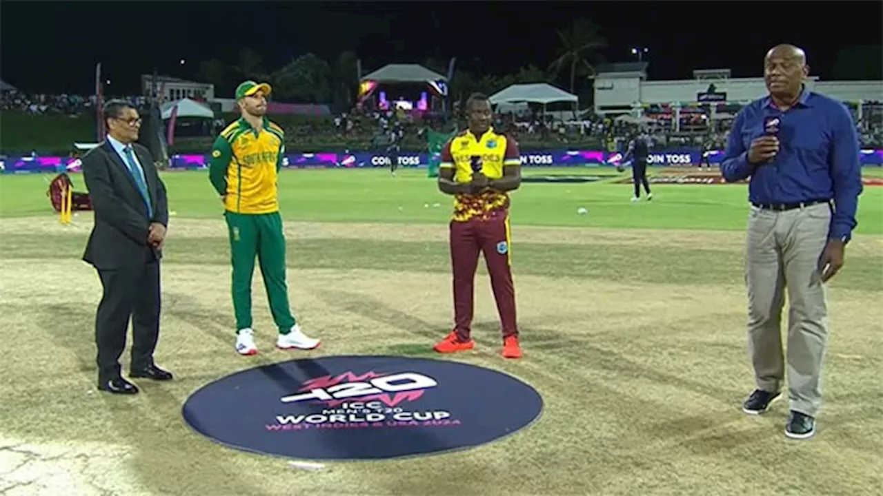 T20 World Cup: South Africa opt to bowl first against West Indies