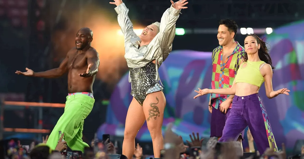 21 incredible photos from Pink's first night at Anfield Stadium