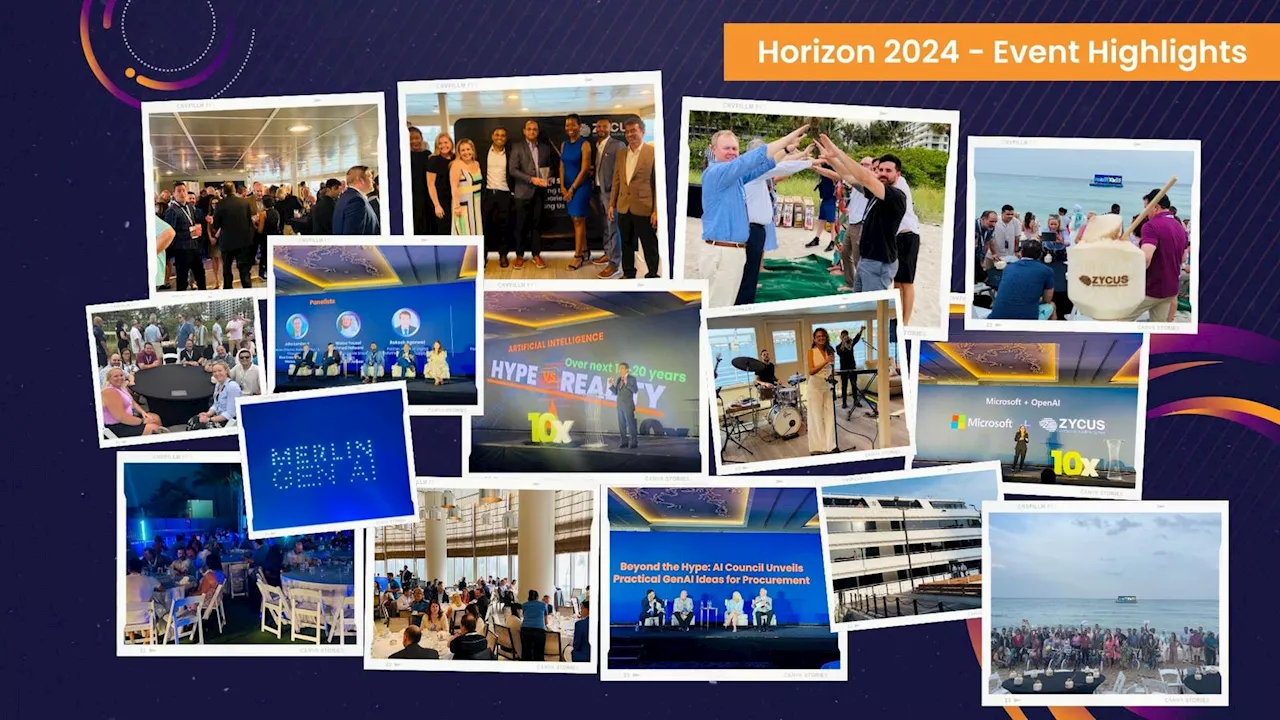 How Zycus’ Horizon 2024 Heralded The Era Of GenAI-Powered Procurement