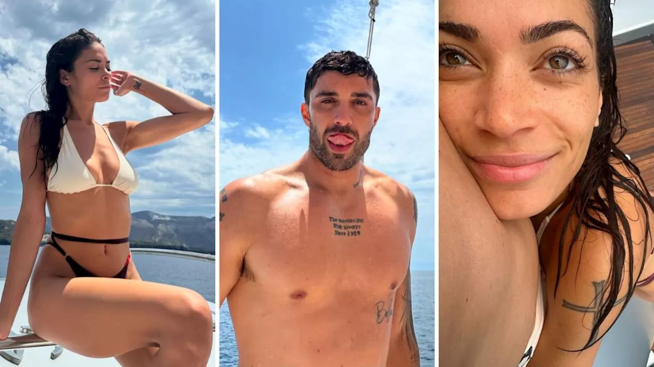 Elodie e Iannone sempre più innamorati: in barca dopo il matrimonio di Diletta e Loris