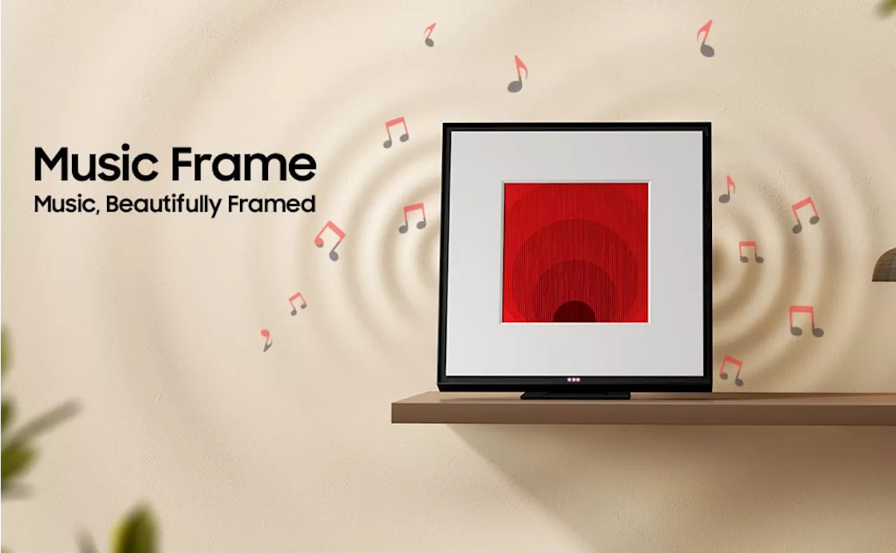 Samsung launches Music Frame boasting 120W wireless speaker that doubles as a photo frame in India