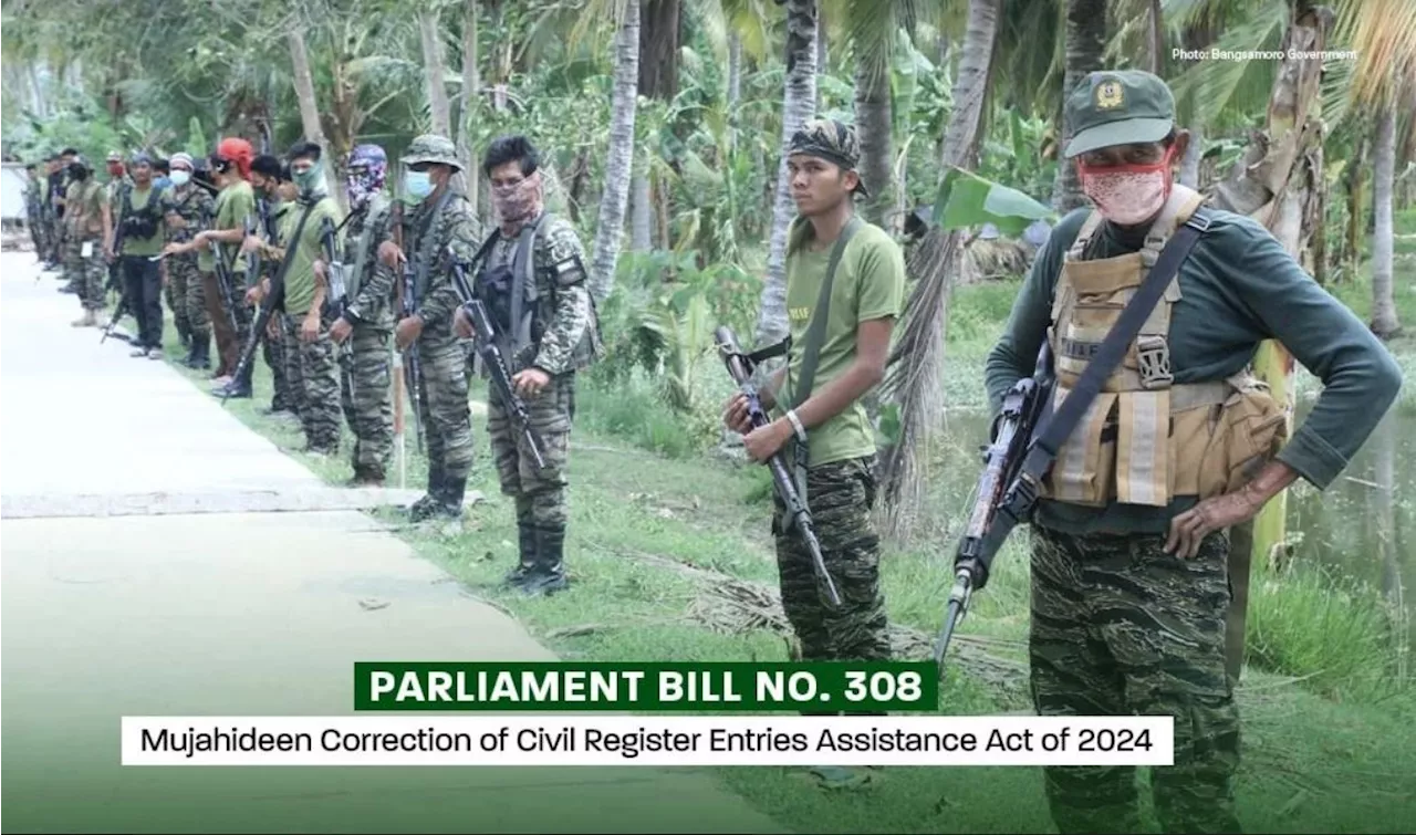 Bill to help ex-MILF, MNLF members correct civil records filed