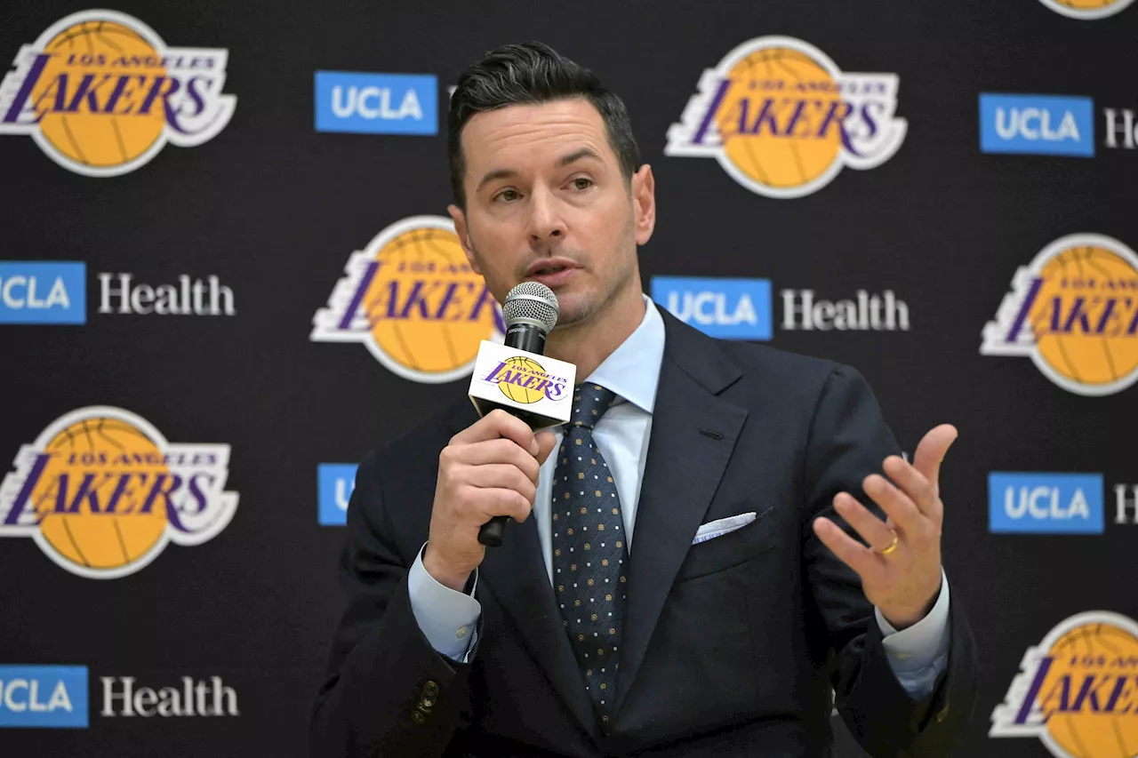 Lakers introduce JJ Redick as first-time head coach