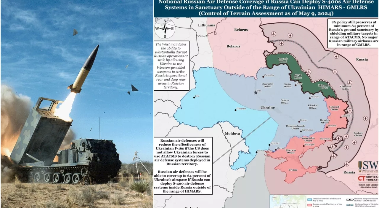 Ucraina, fin dove può colpire con i missili Atacms degli Usa? Ecco la mappa con tutte le basi russe nel raggio