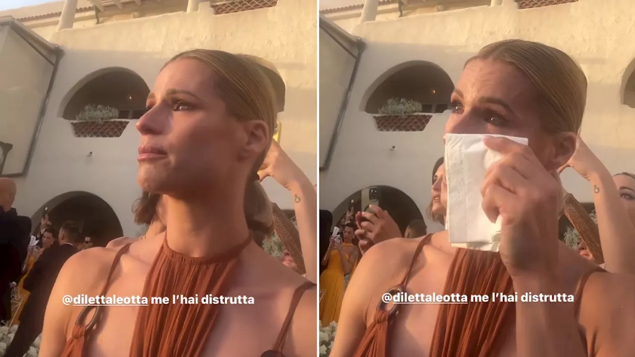 Michelle Hunziker in lacrime per le nozze di Diletta Leotta: «Me l'hai distrutta»