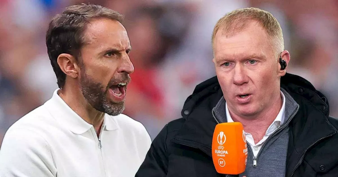 Man Utd legend Paul Scholes calls on Gareth Southgate to make three changes