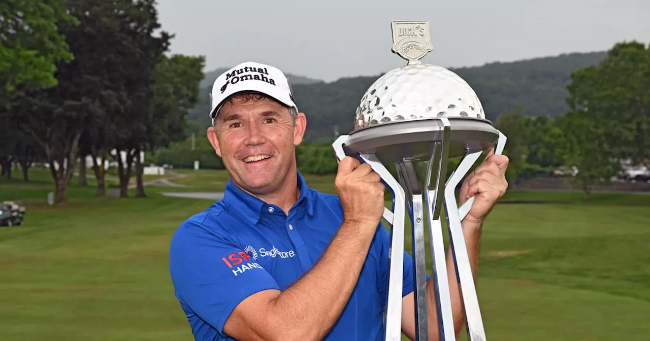 Padraig Harrington wins big on Champions Tour as he completes famous hat-trick