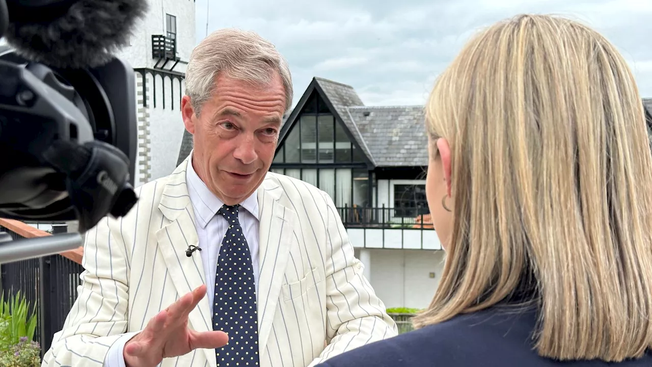 Nigel Farage says there is a 'very good chance' of the South West electing a Reform UK MP