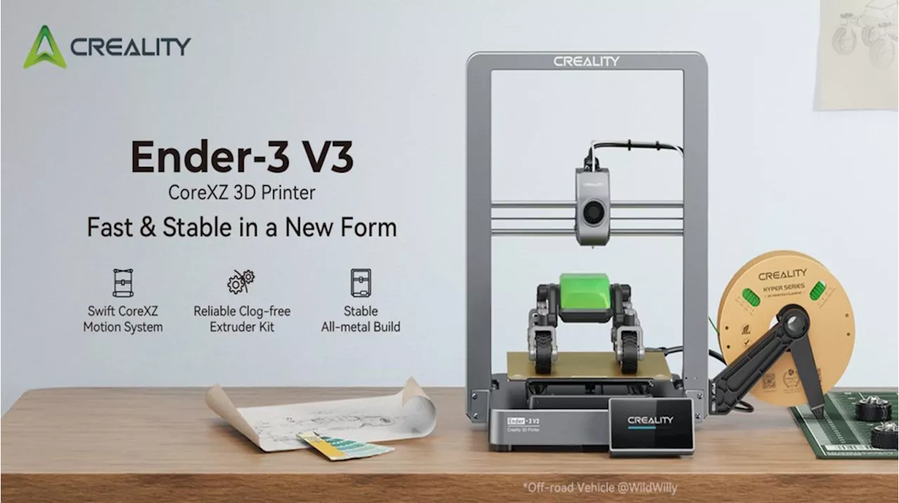 Creality’s new Ender-3 V3 sets a CoreXZ trend for consumer 3D printers