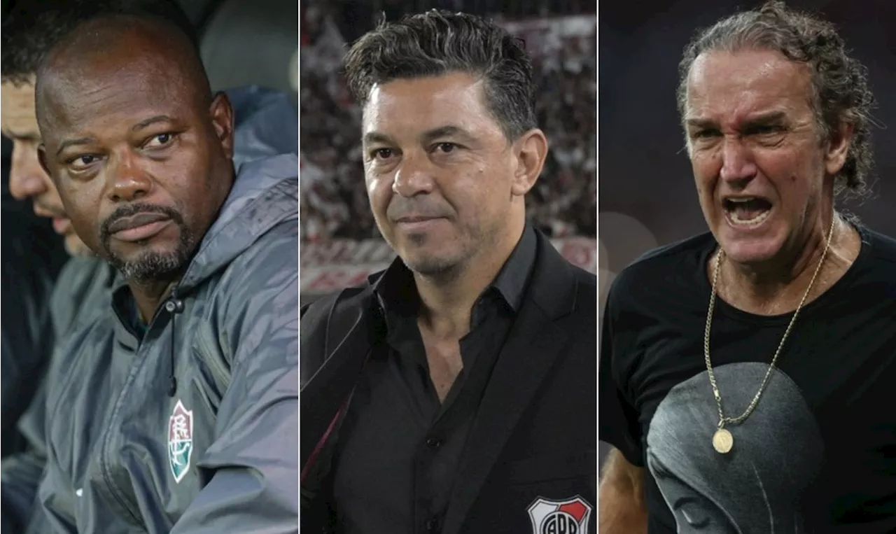 Cuca, Gallardo e mais: veja opções de técnicos no mercado que poderiam servir para o Fluminense