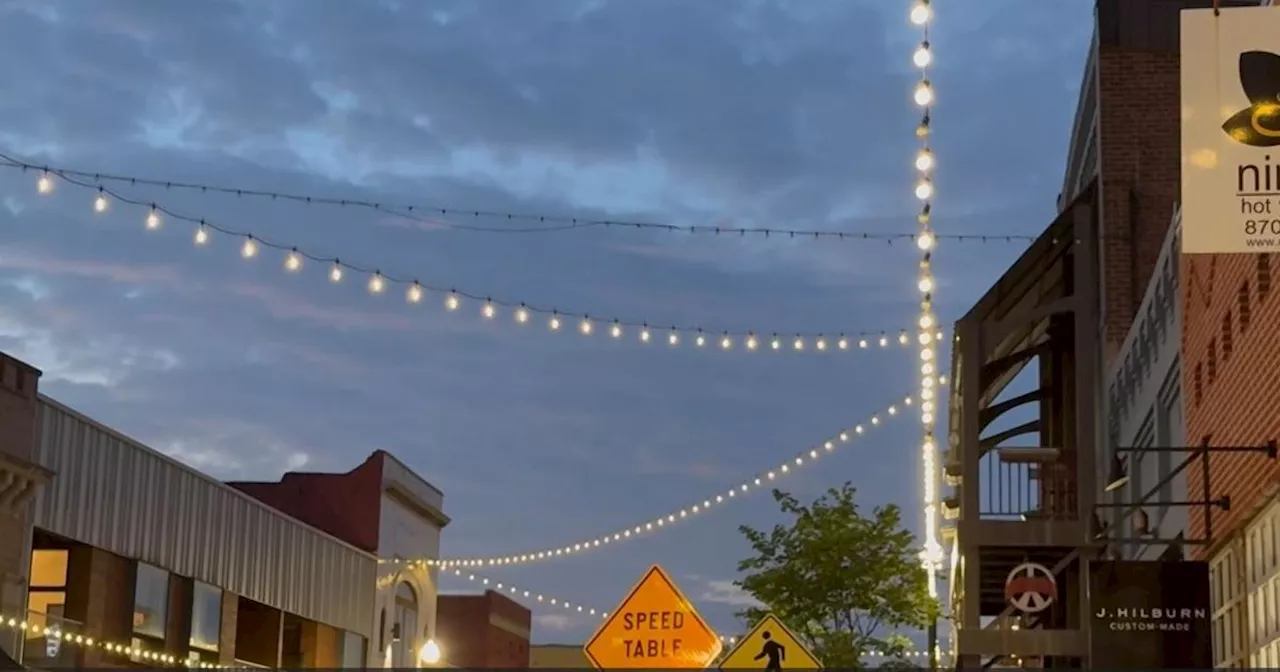 Downtown Jonesboro upgrades lighting along Main Street