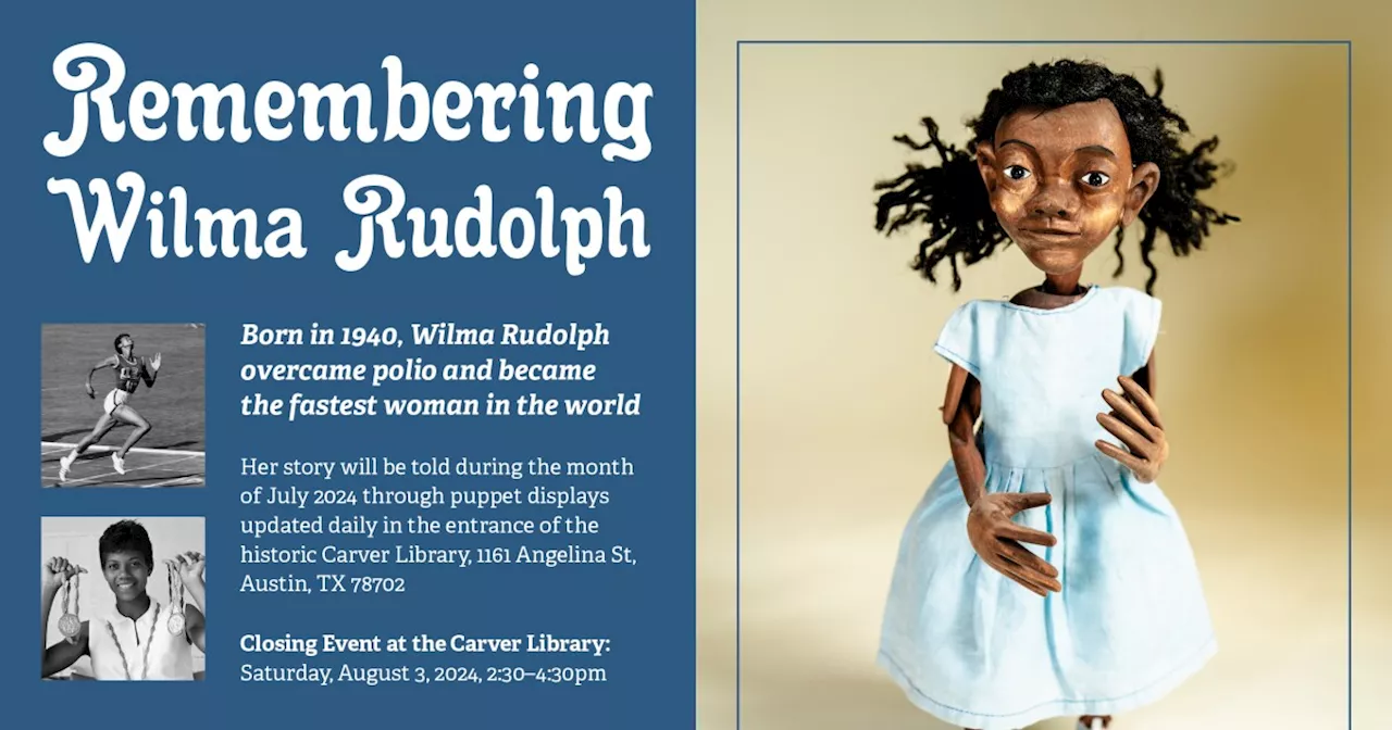 'Telling a slow story': 'Remembering Wilma Rudolph' will unfold over a month at the Carver Library