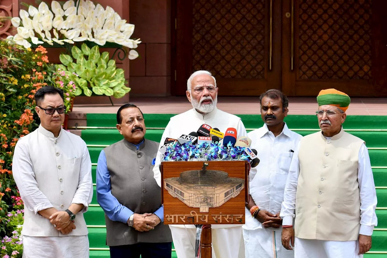 Inde: Modi appelle au «consensus» à l'ouverture du nouveau Parlement