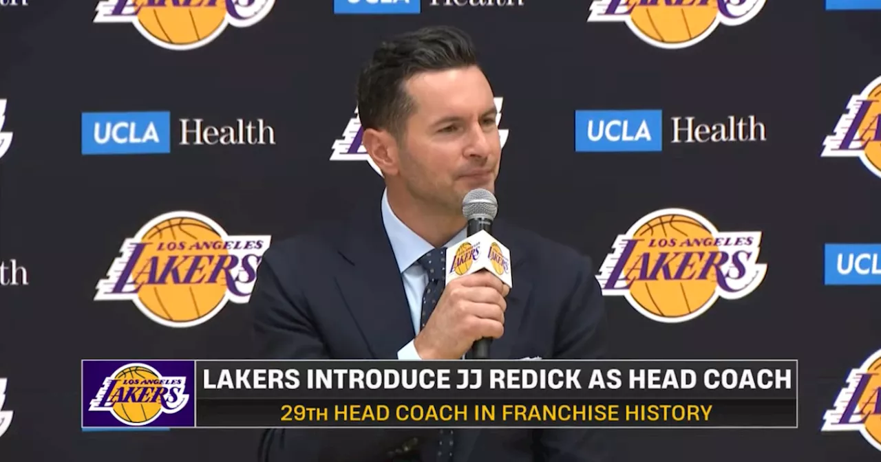 Lakers introduce JJ Redick as new head coach