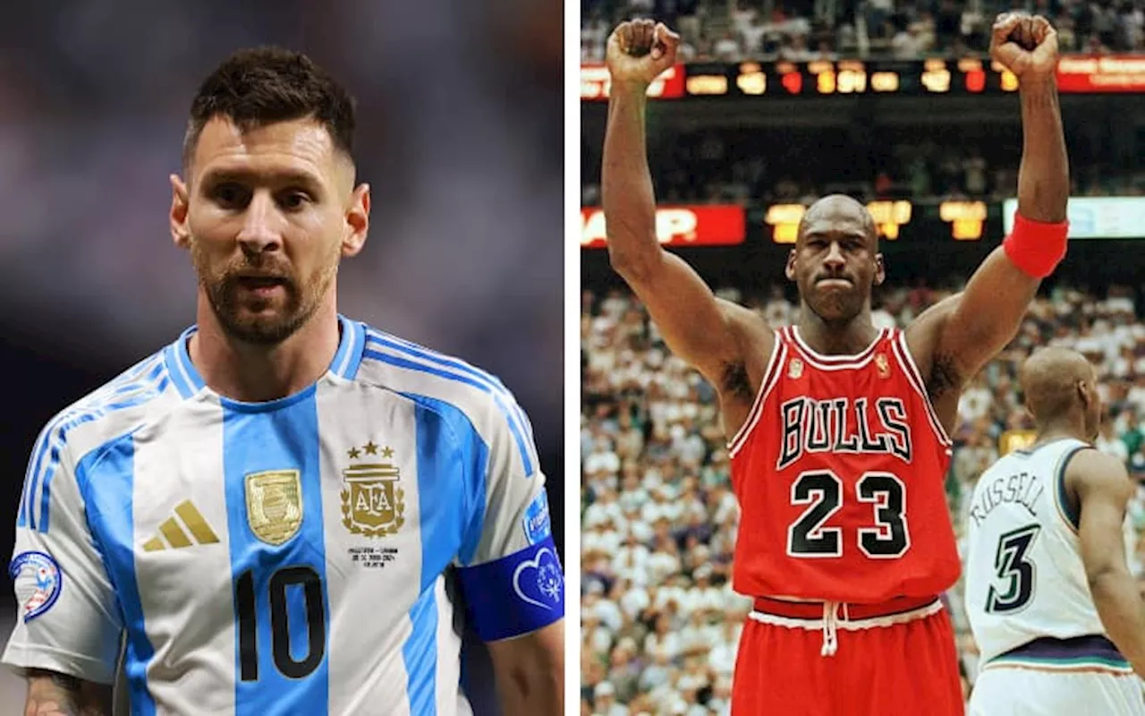 Messi não foge da raia e elege Michael Jordan como o maior atleta da história