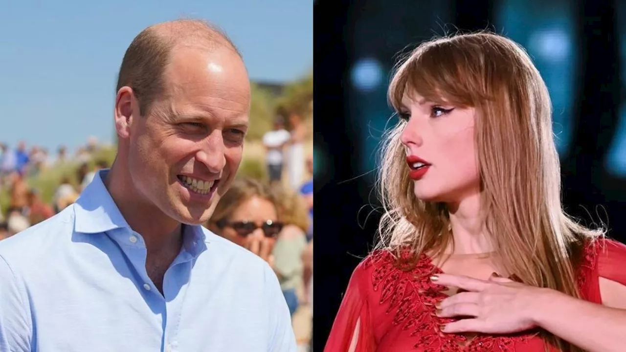 El príncipe William de Gales hace divertido baile durante concierto de Taylor Swift