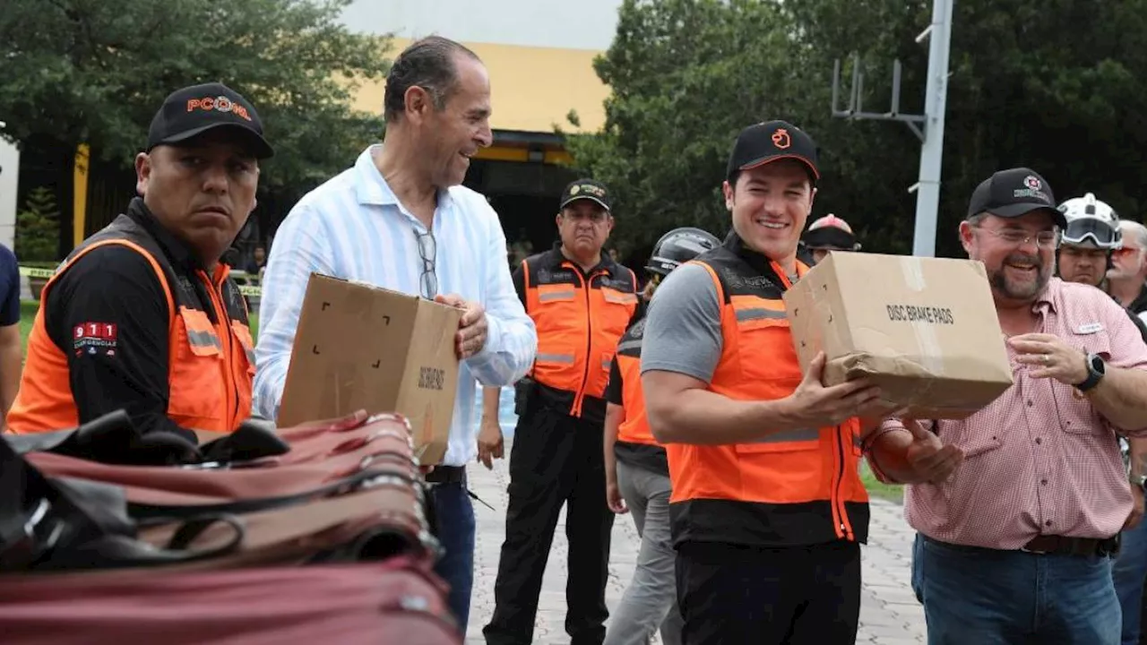 Samuel García supervisa reparto de ayuda humanitaria a comunidades afectadas por 'Alberto'