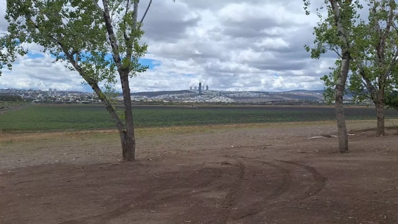 Solo lodo dejó “Alberto” en la presa del Palote