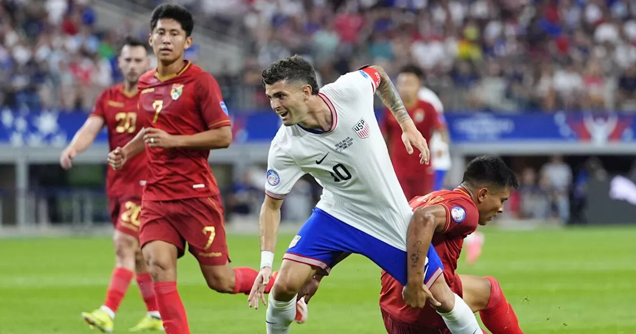 Christian Pulisic leads U.S. to victory over Bolivia in Copa América opener