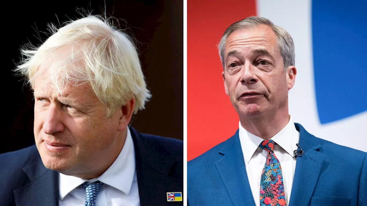 Boris Johnson blasts Nigel Farage for spreading 'Kremlin propaganda' over Russian invasion of Ukraine