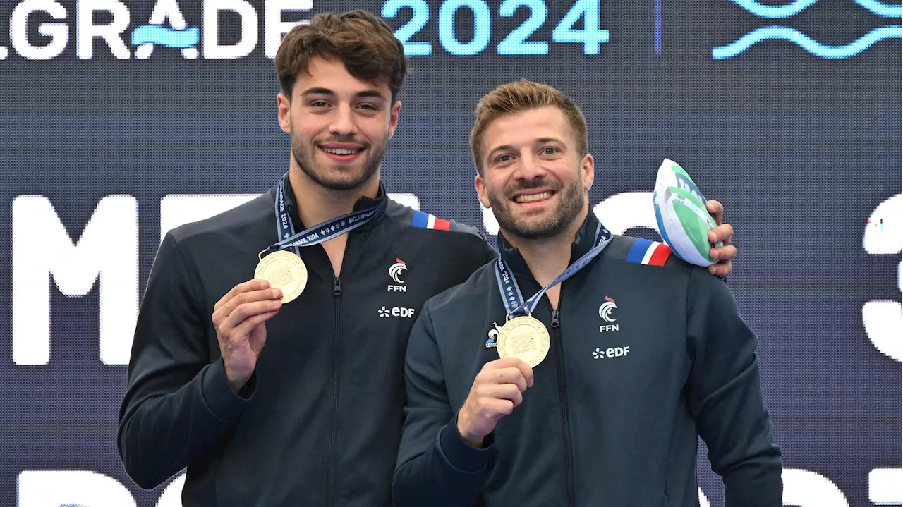 Alexis Jandard sacré champion d’Europe de plongeon, trois mois après sa chute devant Emmanuel Macron