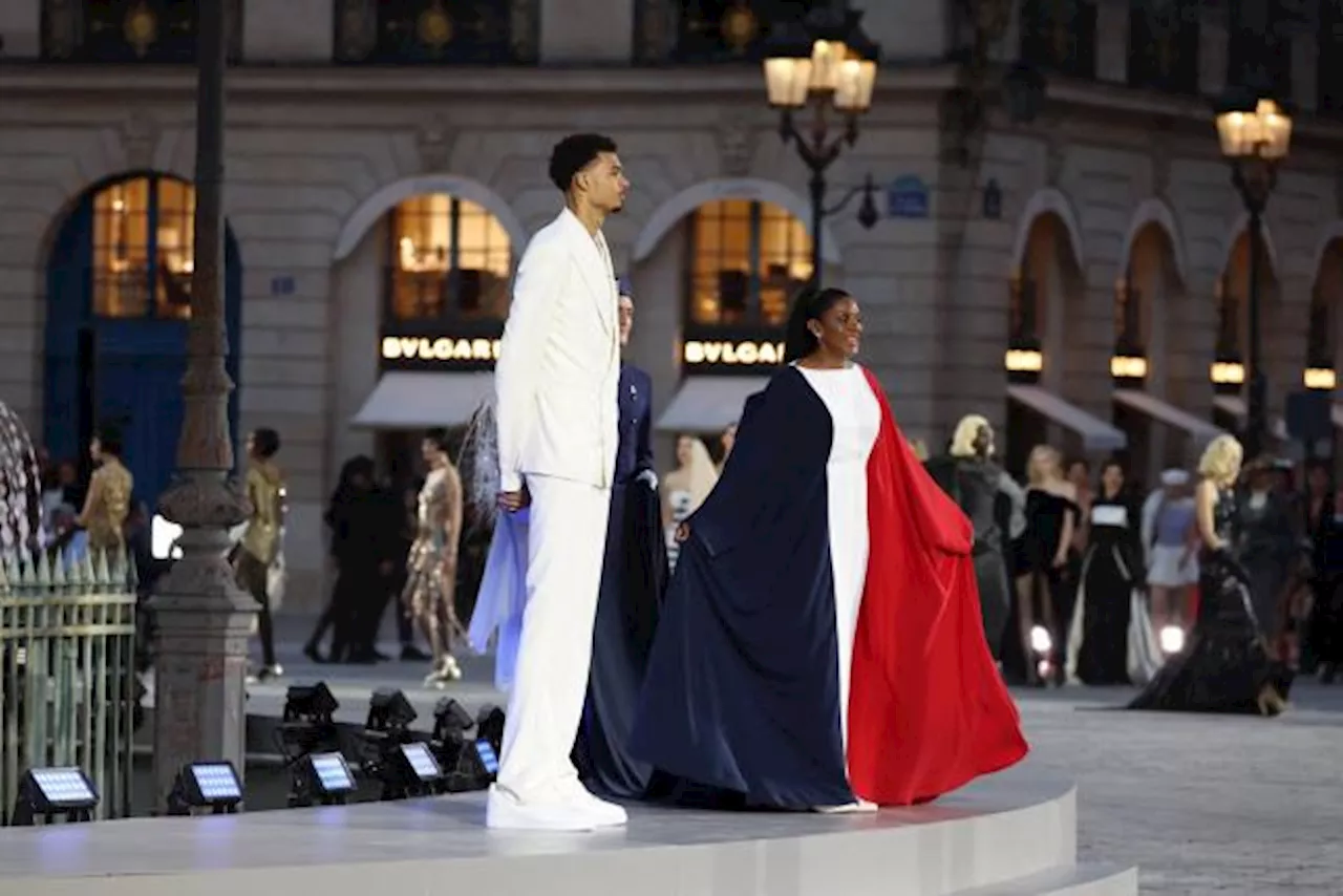 Marie-José Pérec et Victor Wembanyama enflamment la place Vendôme