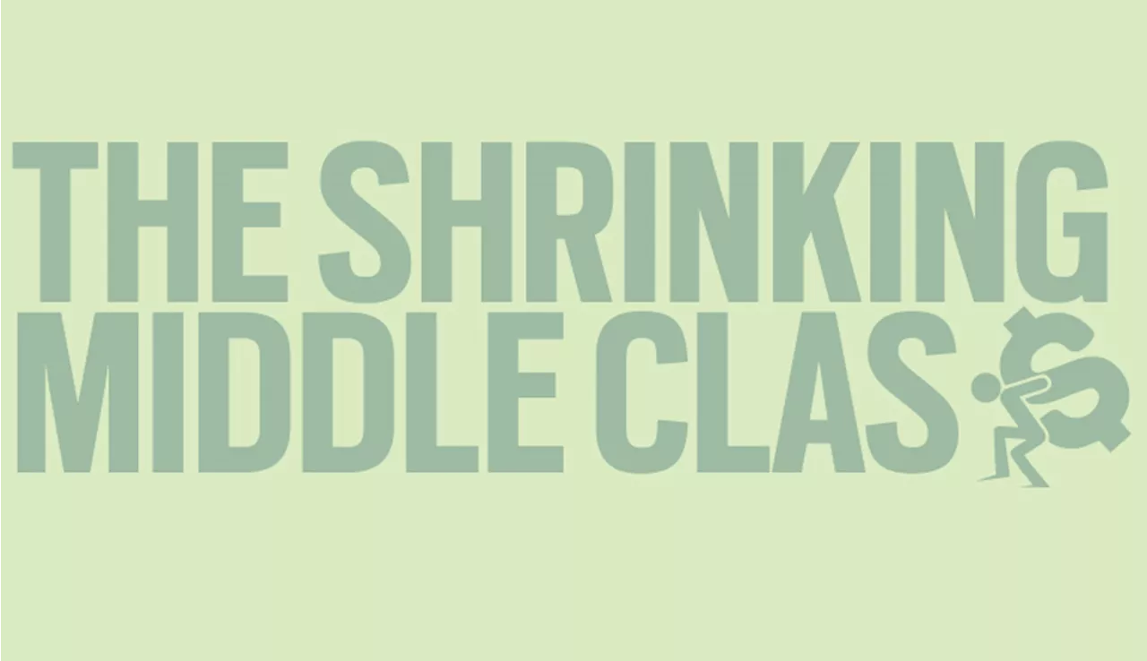 Here’s how much the middle class has shrunk since the 1970s