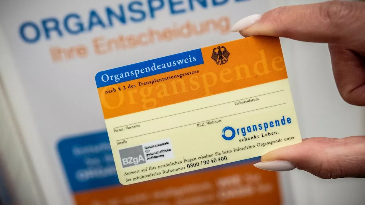 Neue Initiative für geänderte Organspende-Regeln