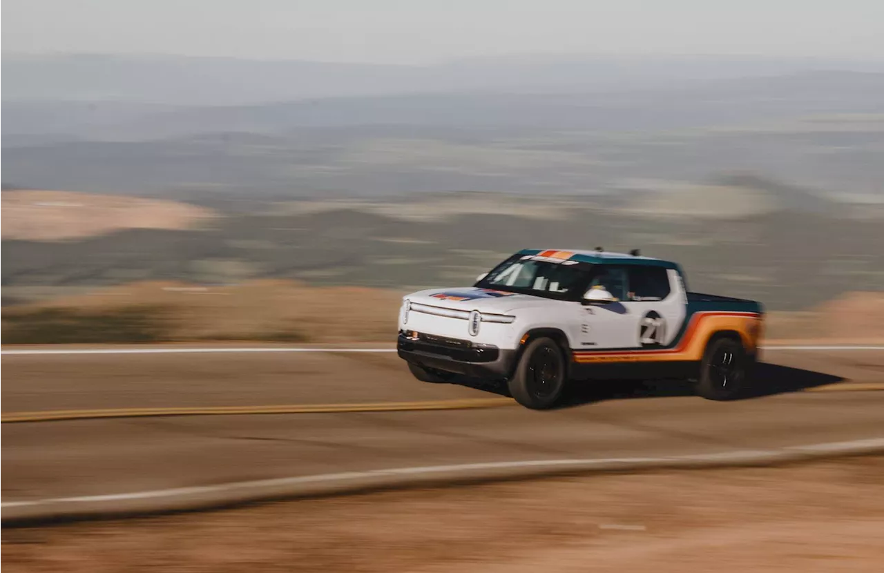 Rivian R1T beats its own record at 2024 Pikes Peak Hill Climb