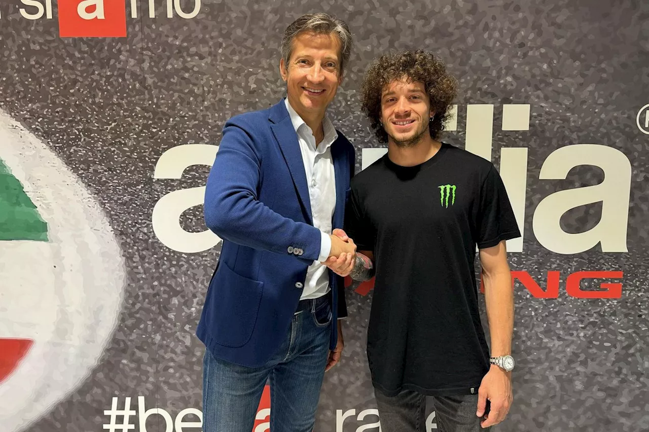 Aprilia signs Bezzecchi to partner Martin for 2025 MotoGP season