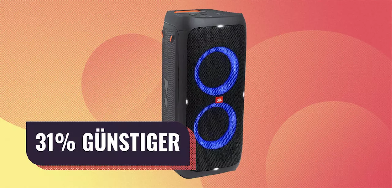 JBL Partybox im Angebot: An diesem Bluetooth-Lautsprecher kommt diesen Sommer keiner vorbei