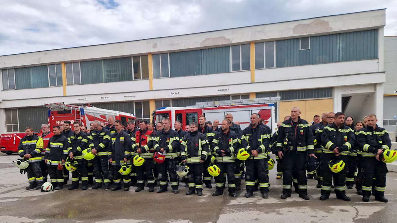 Feuerwehren des Tullner Unterabschnitts 1 übten in Langenlebarn